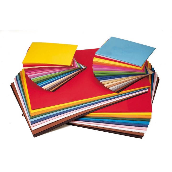 Photo cardboard bloc 10 sheets assorted, DIN A3
