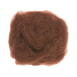 Laine de mouton 30g brun 100% naturelle
