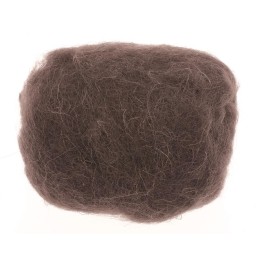 Schafwolle 30g schwarz 100% natur