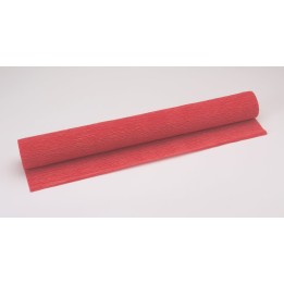 Floristik Krepp-Papier rot 50x250 cm, 1 Rolle
