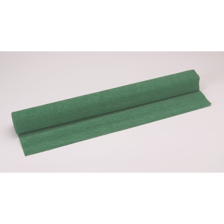Floristik Krepp-Papier grün 50x250 cm, 1 Rolle