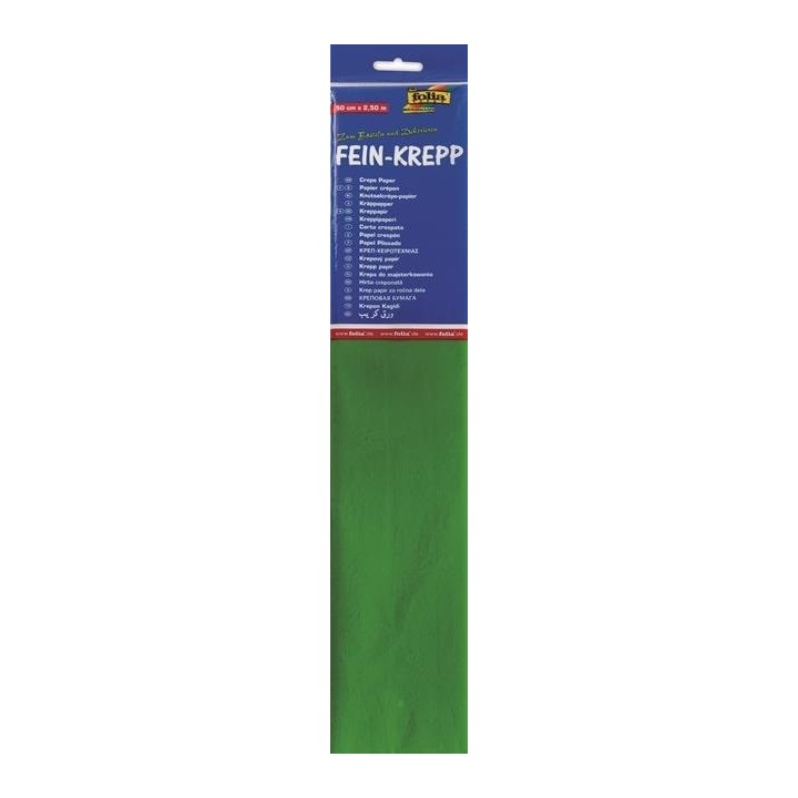 Krepp-Papier 32g/m2 gelbgrün 50x250 cm 1 Rolle