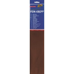 Krepp-Papier 32g/m2 braun 50x250 cm 1 Rolle