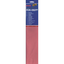 Crepe paper pink 32g/m2 50x250 cm, 1 roll