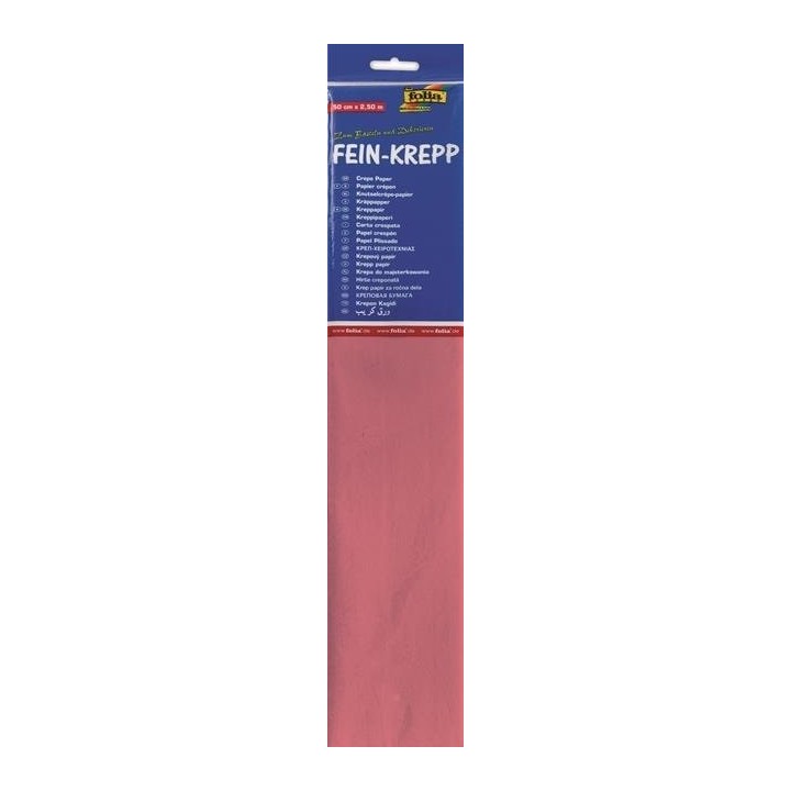Krepp-Papier 32g/m2 rosa 50x250 cm 1 Rolle