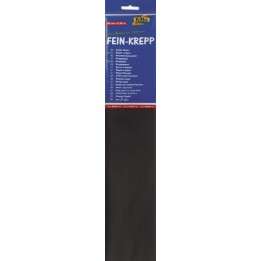 Crape paper black 32g/m2 50x250cm, 1 roll