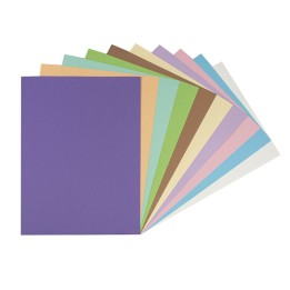 Tonpapiersortiment A4 100 Bl pastell 130g