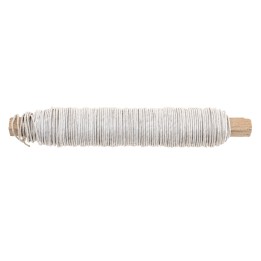 Papierwickeldraht 0,8mm, 22m weiss