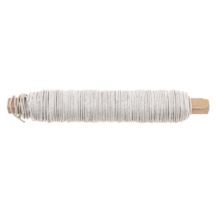 Papierwickeldraht 0,8mm, 22m weiss