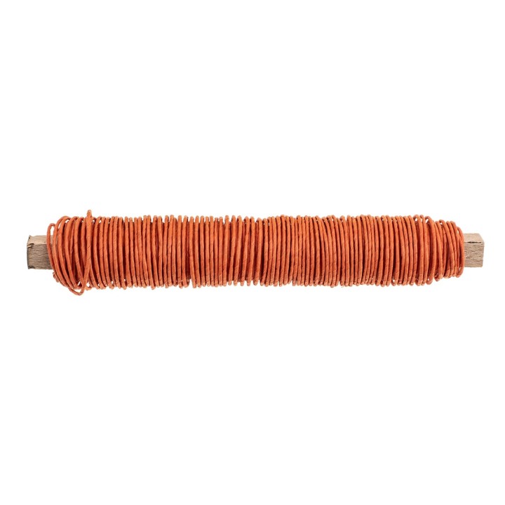 Fil de fer papier 0,8mm, 22m orange