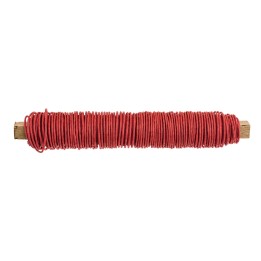 Papierwickeldraht 0,8mm, 22m rot