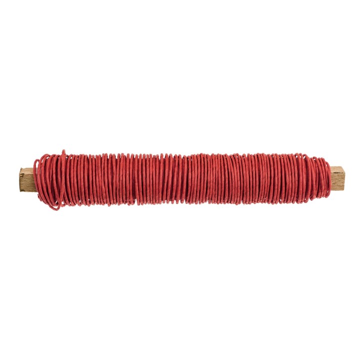 Papierwickeldraht 0,8mm, 22m rot