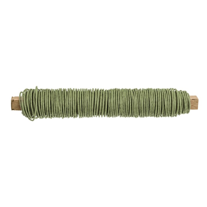 Paper wire 0,8mm, 22m green