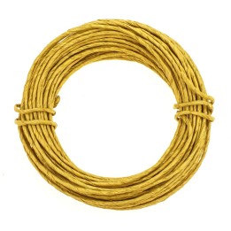 Papierdraht, 2mm, 10m gelb