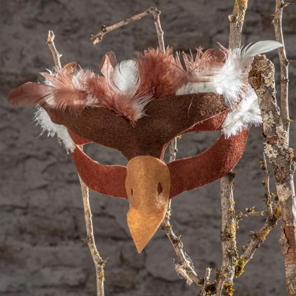 Fasnachtsmaske Vogel