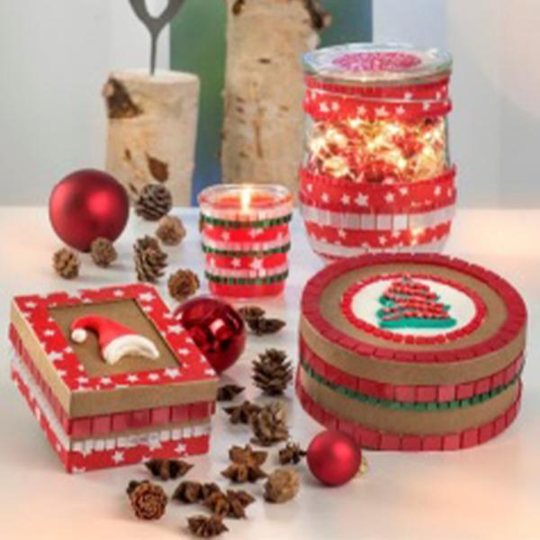 Poly-Mosaic-Weihnachtsdosen